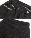 Relaxed fit wide leg jeans Washed Black