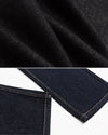 Relaxed fit wide leg jeans Washed Black