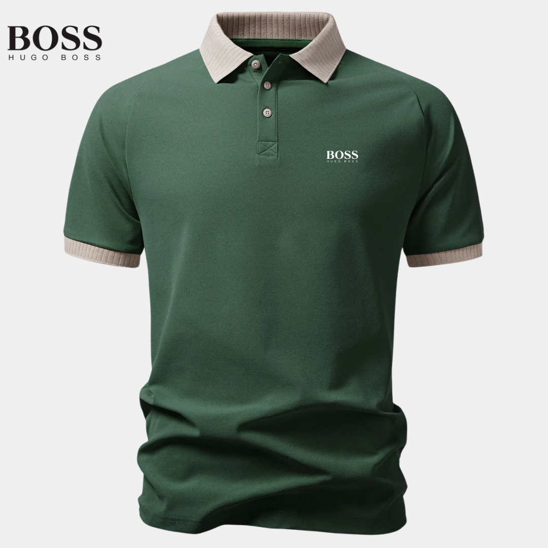 HB™ Contrast Raglan Sleeve Polo