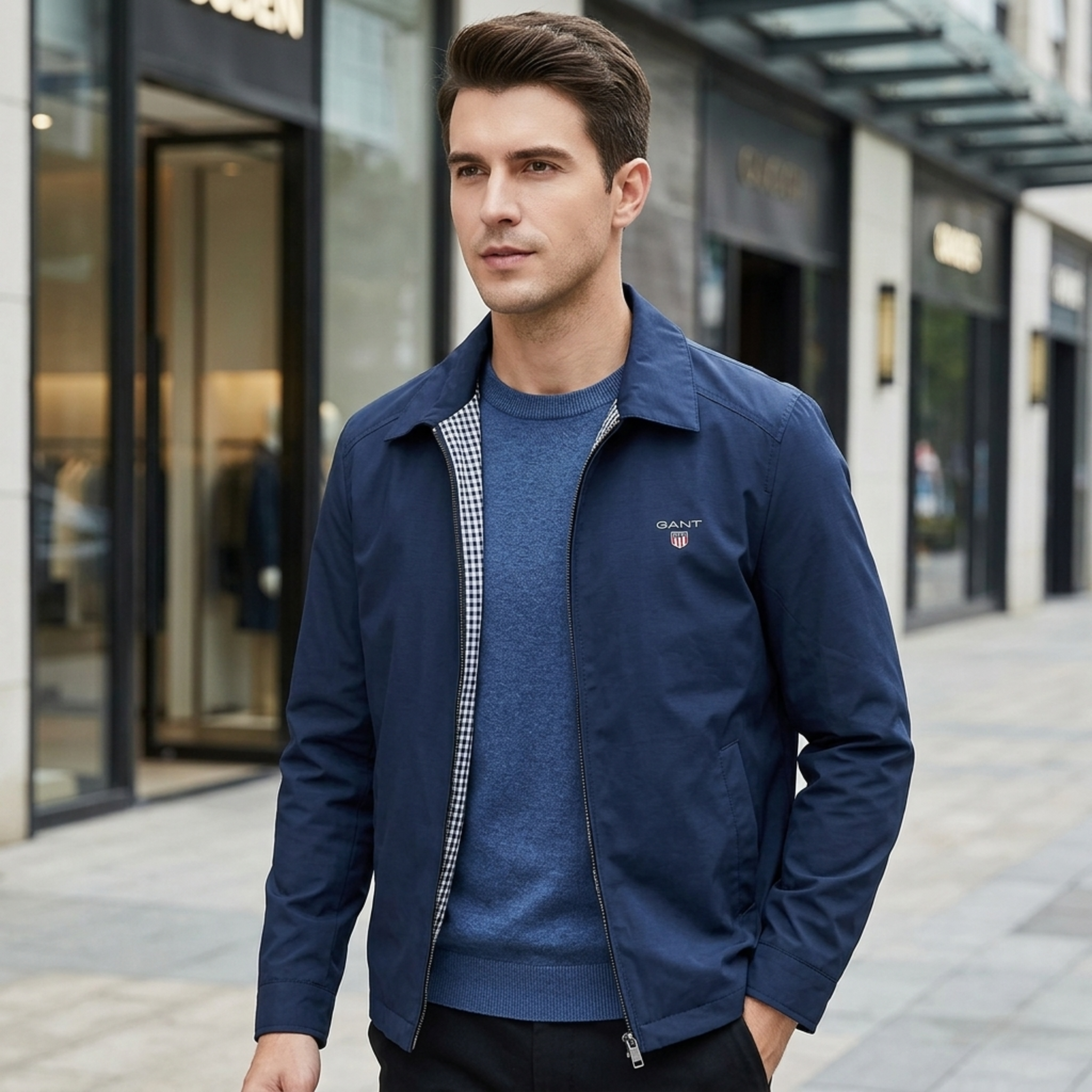 GANT® Kevyt vetoketjullinen takki