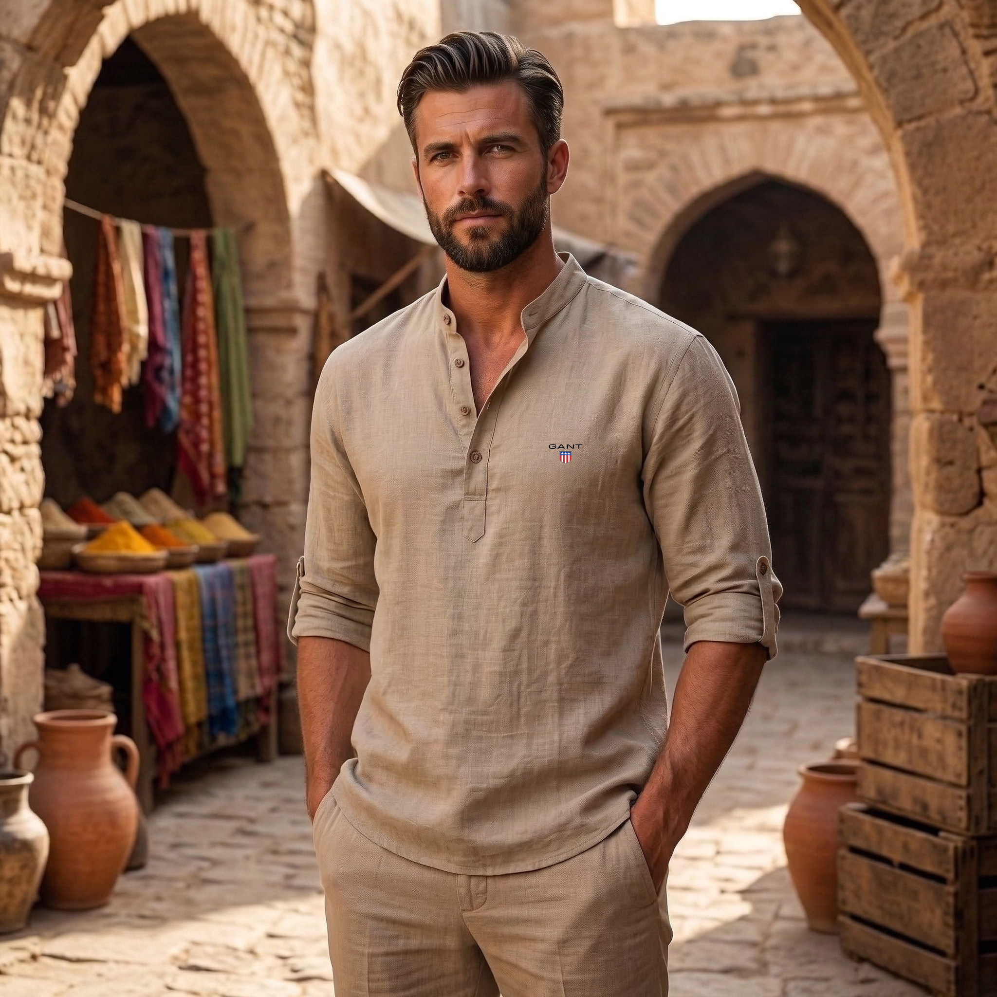 GANT® Rento Henley-paita