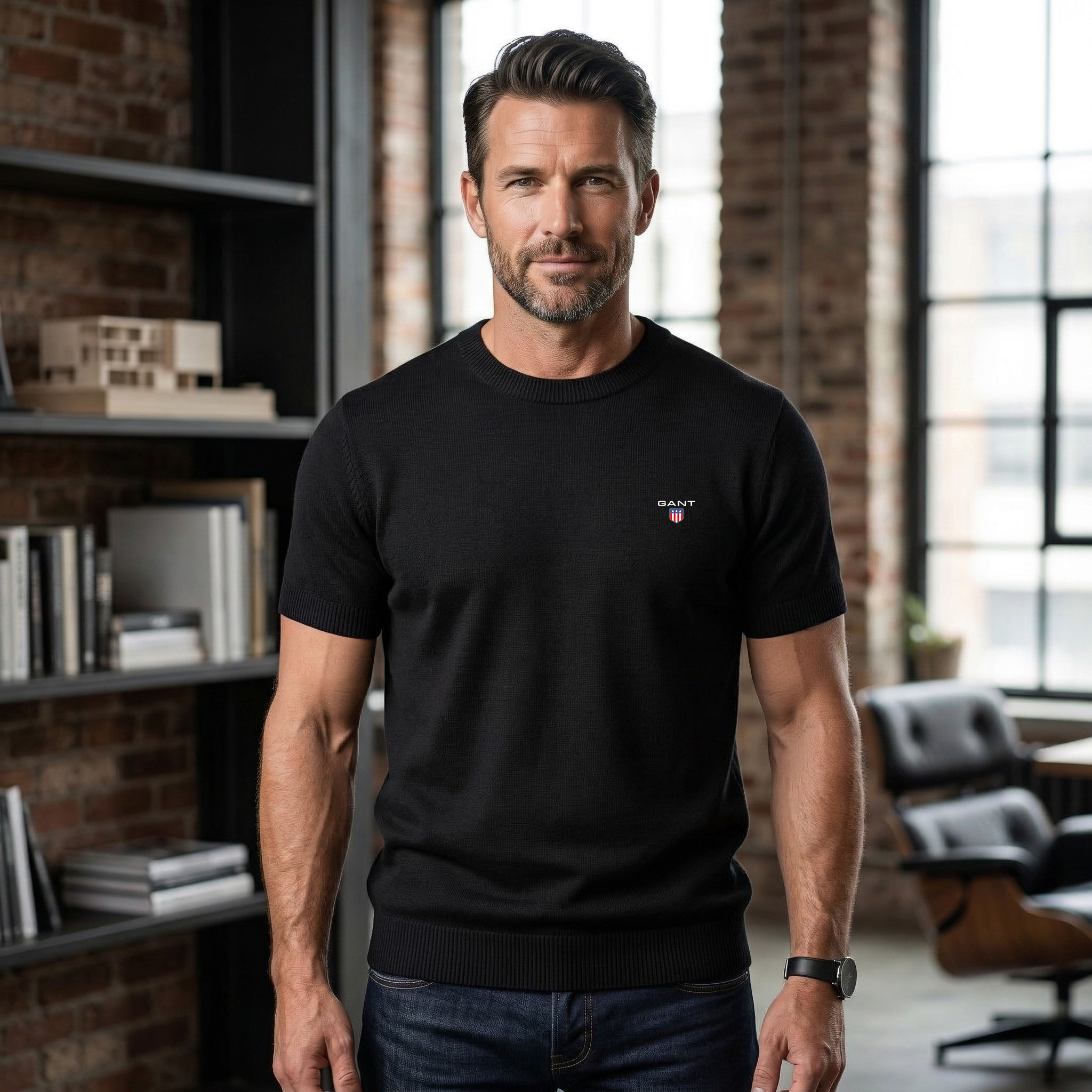 GANT® Short Sleeve Sweater