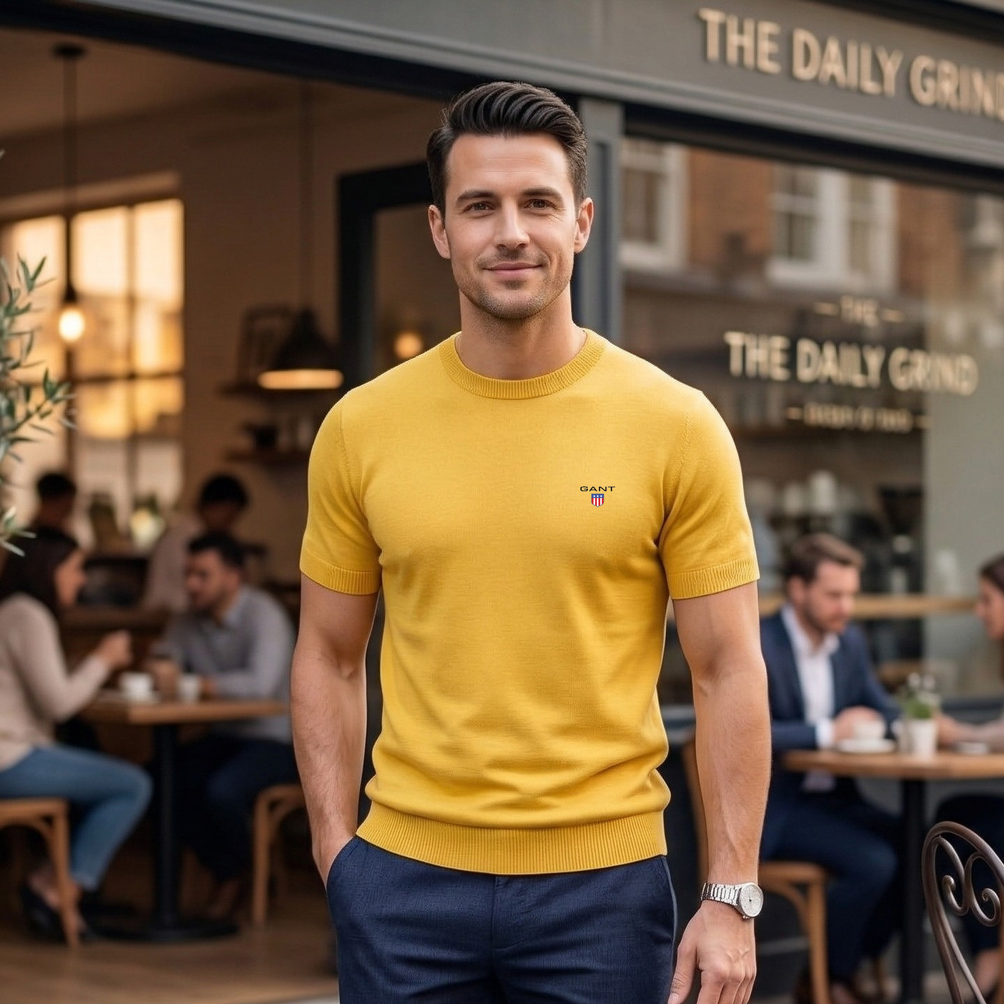GANT® Short Sleeve Sweater