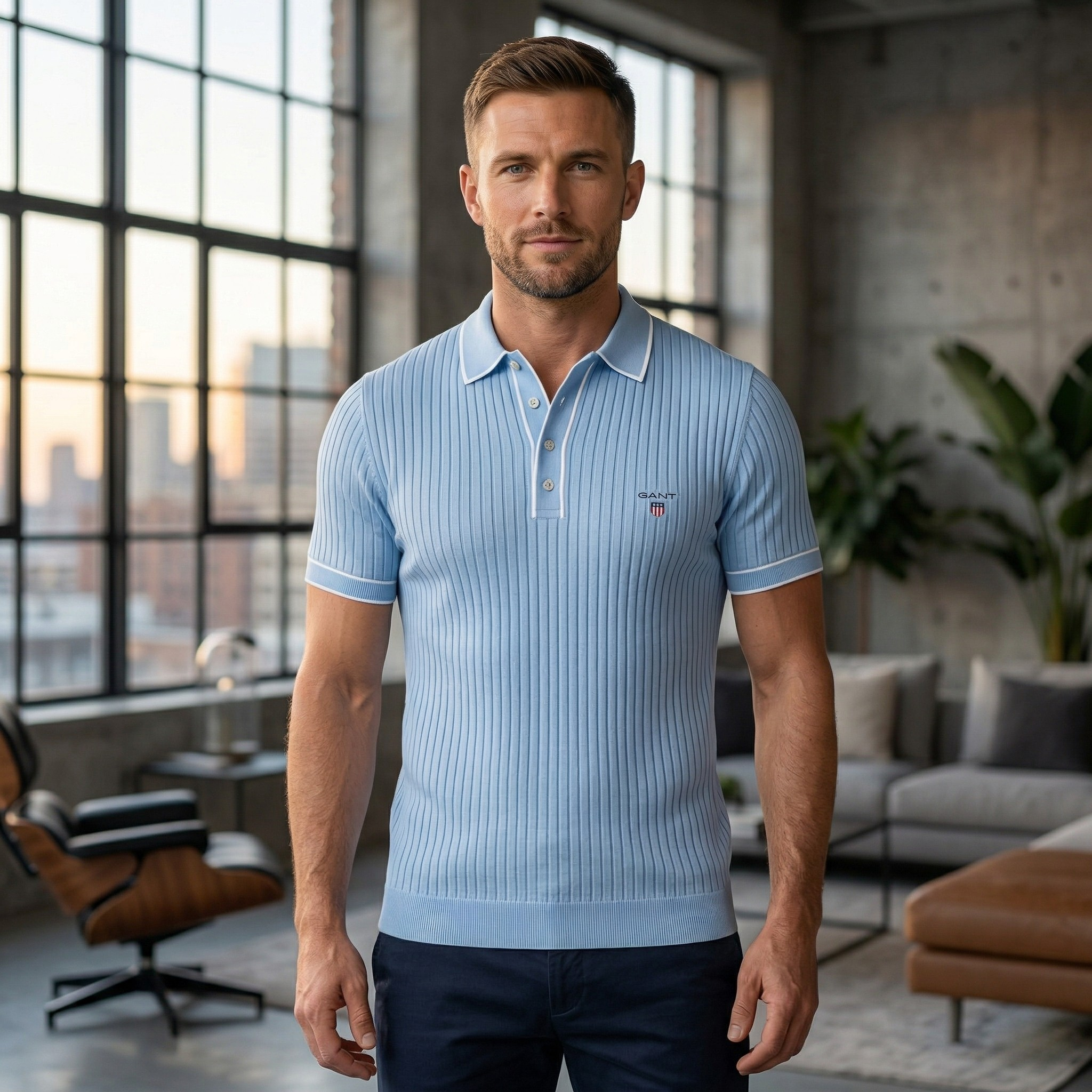 GANT® Ribattu Neulepikee