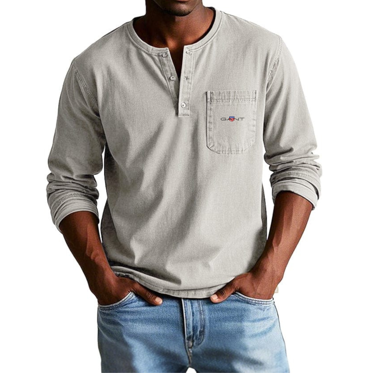 GANT® Vintage Henley -toppi