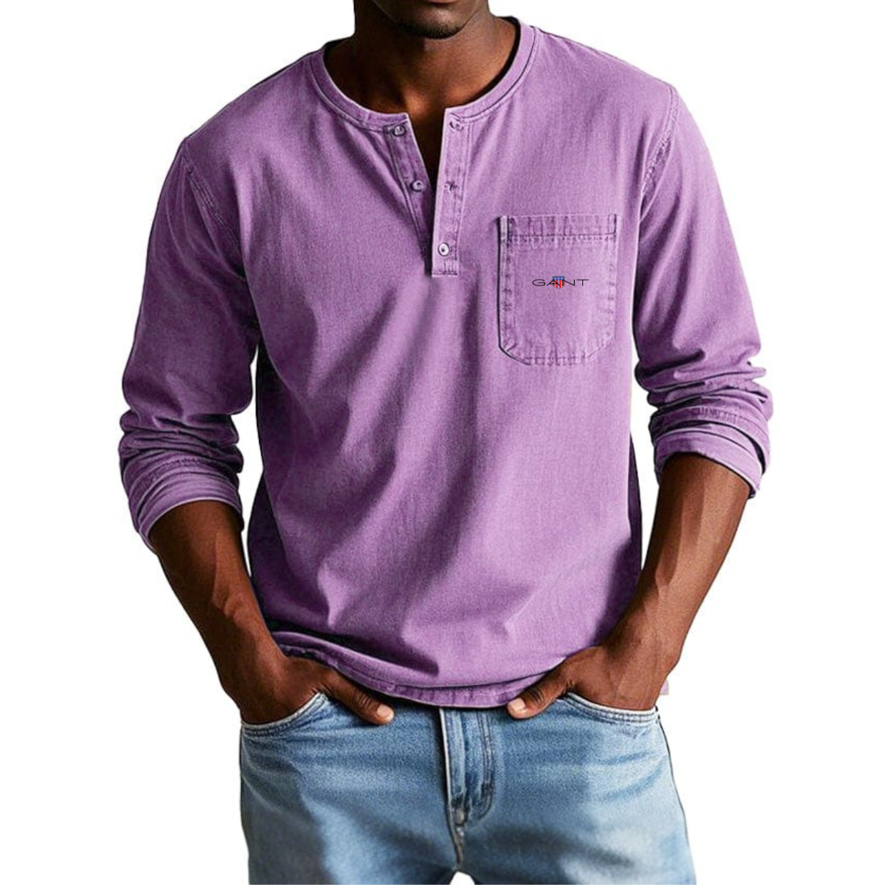 GANT® Vintage Henley -toppi
