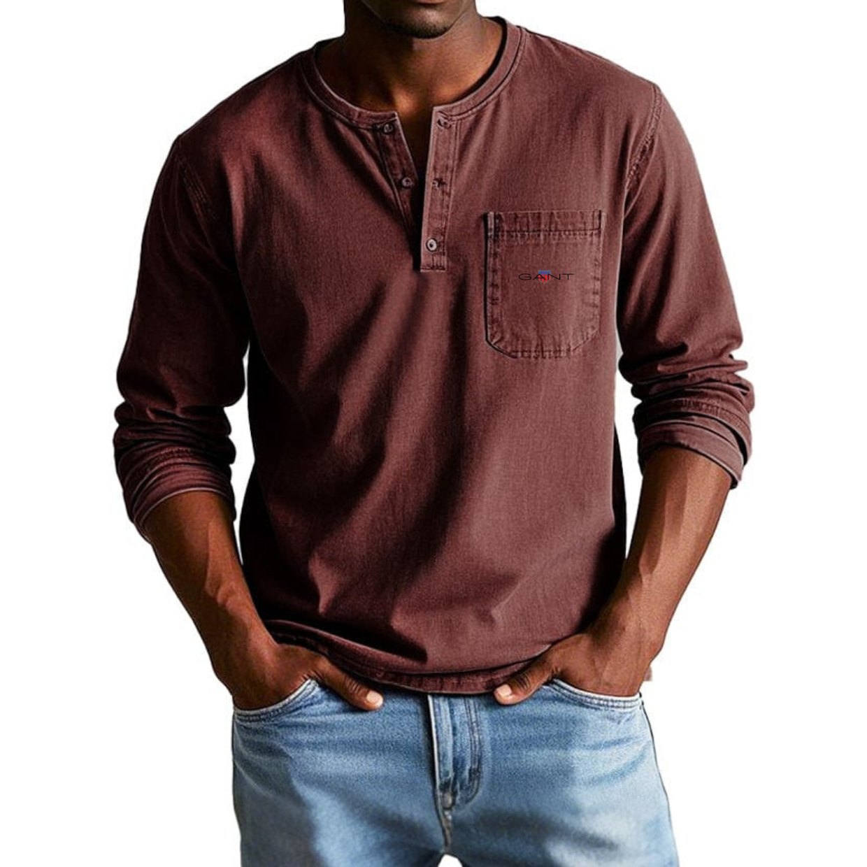 GANT® Vintage Henley -toppi
