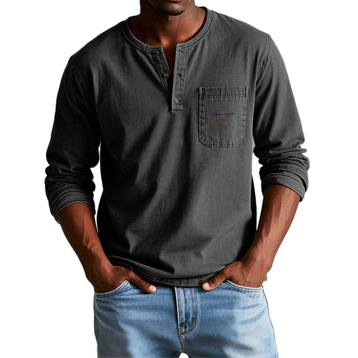 GANT® Vintage Henley -toppi
