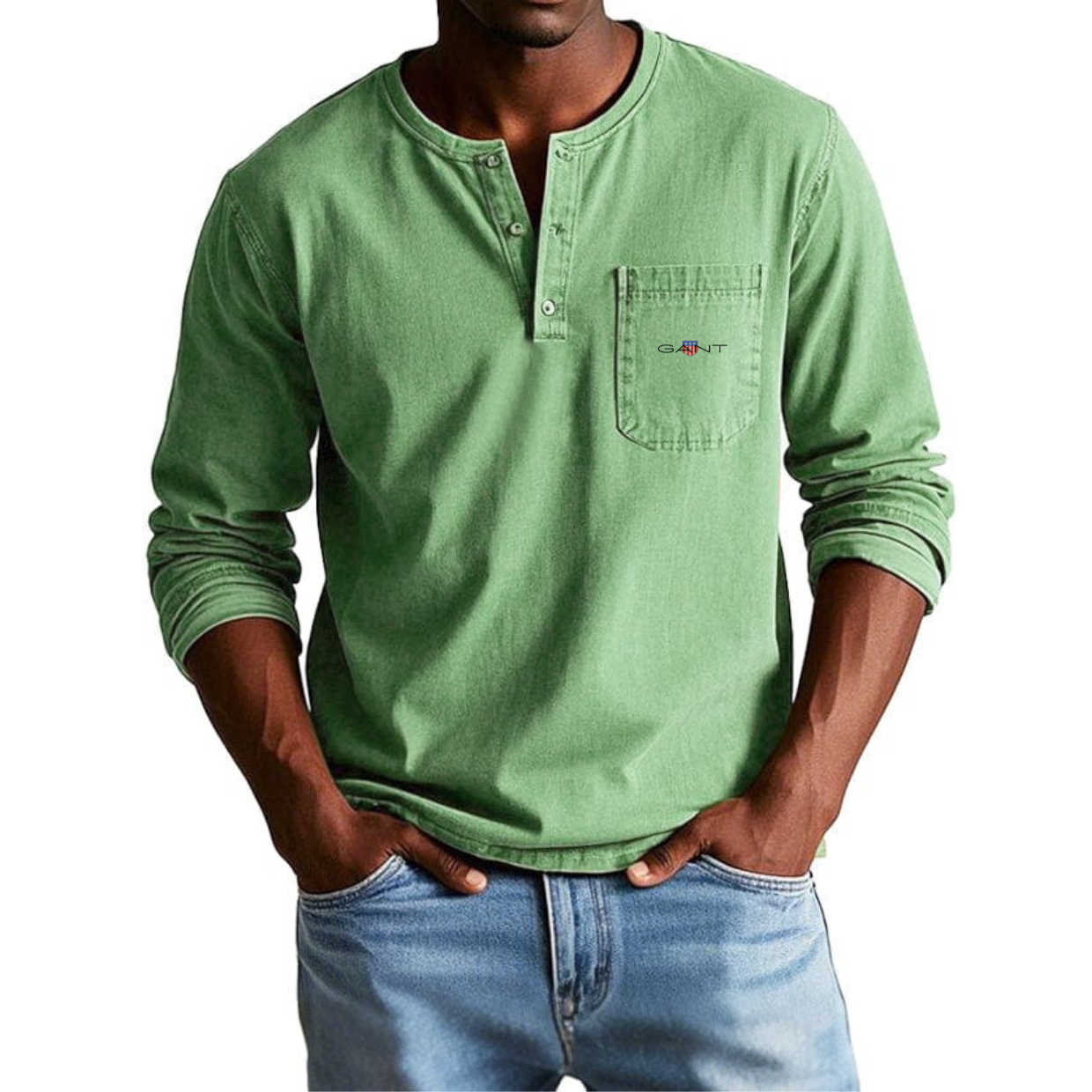 GANT® Vintage Henley -toppi
