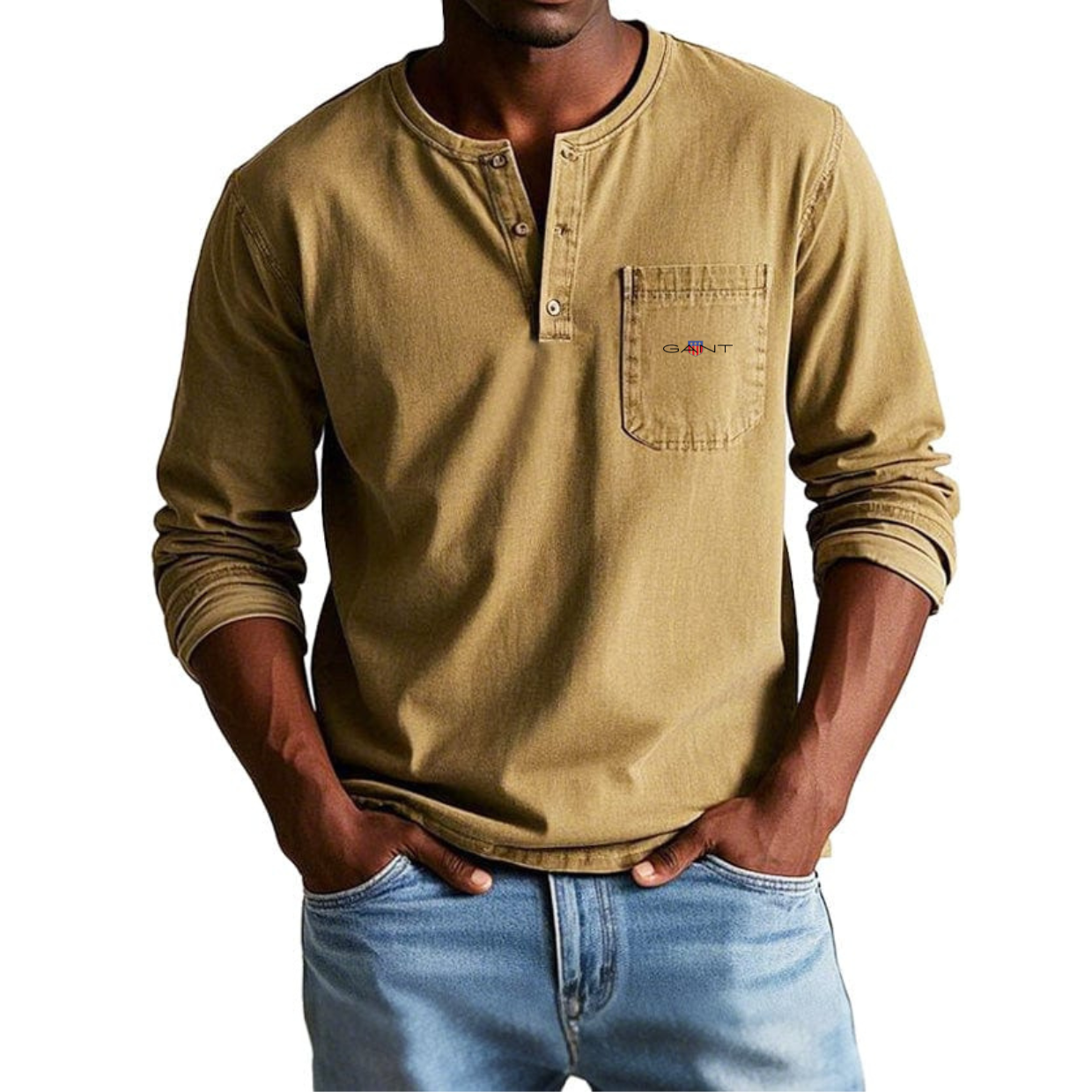 GANT® Vintage Henley -toppi
