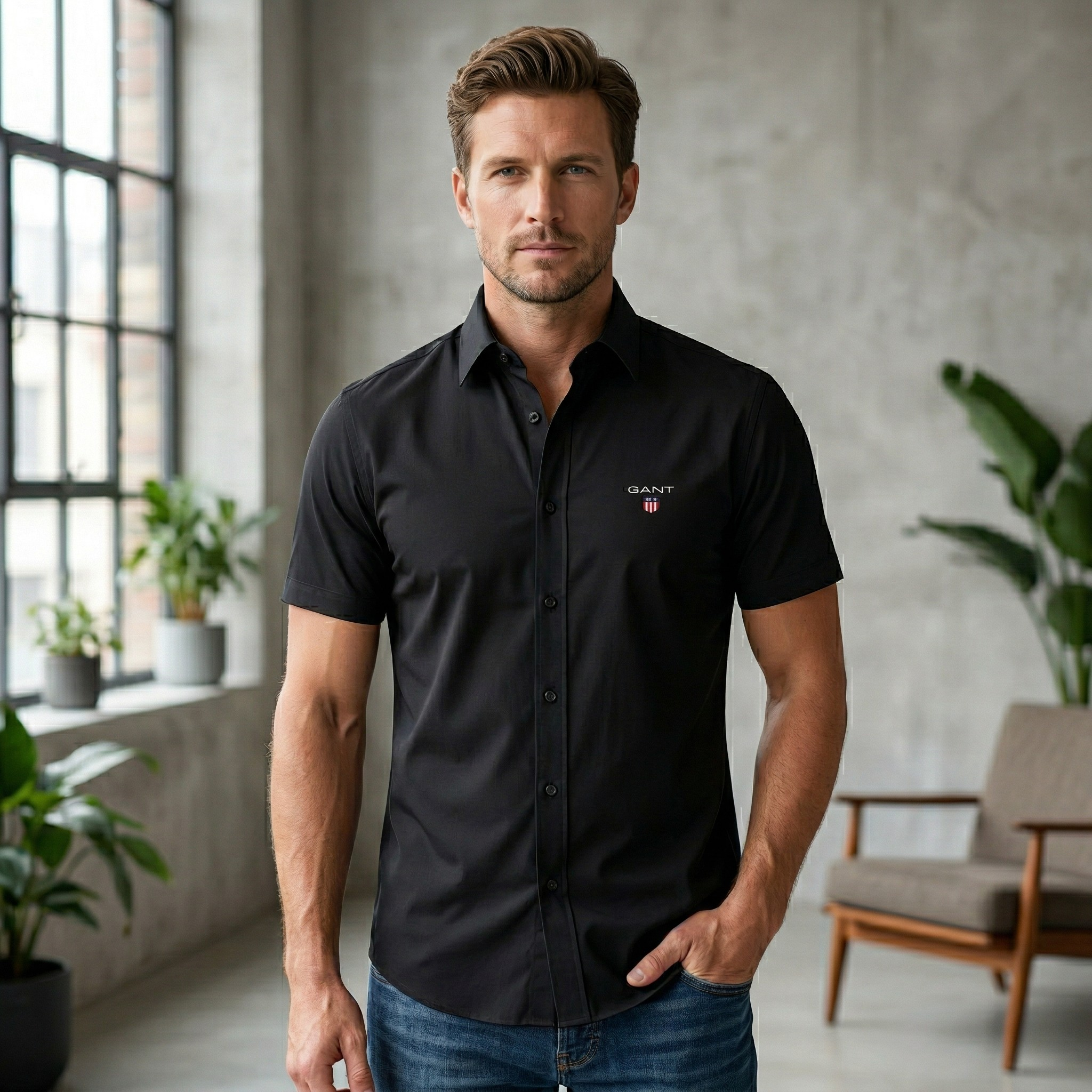 GANT® Short Sleeve Pique Polo Shirt