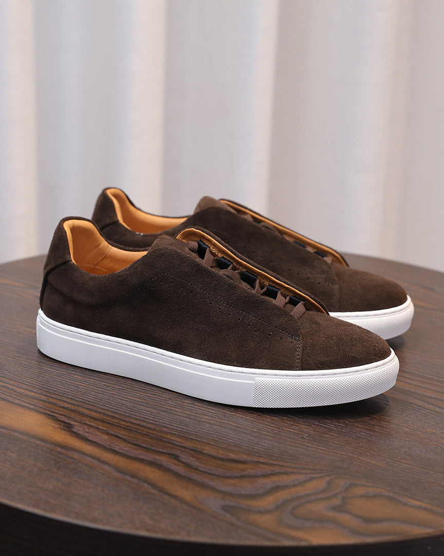 Softey Suede Low -tennarit – ruskeat
