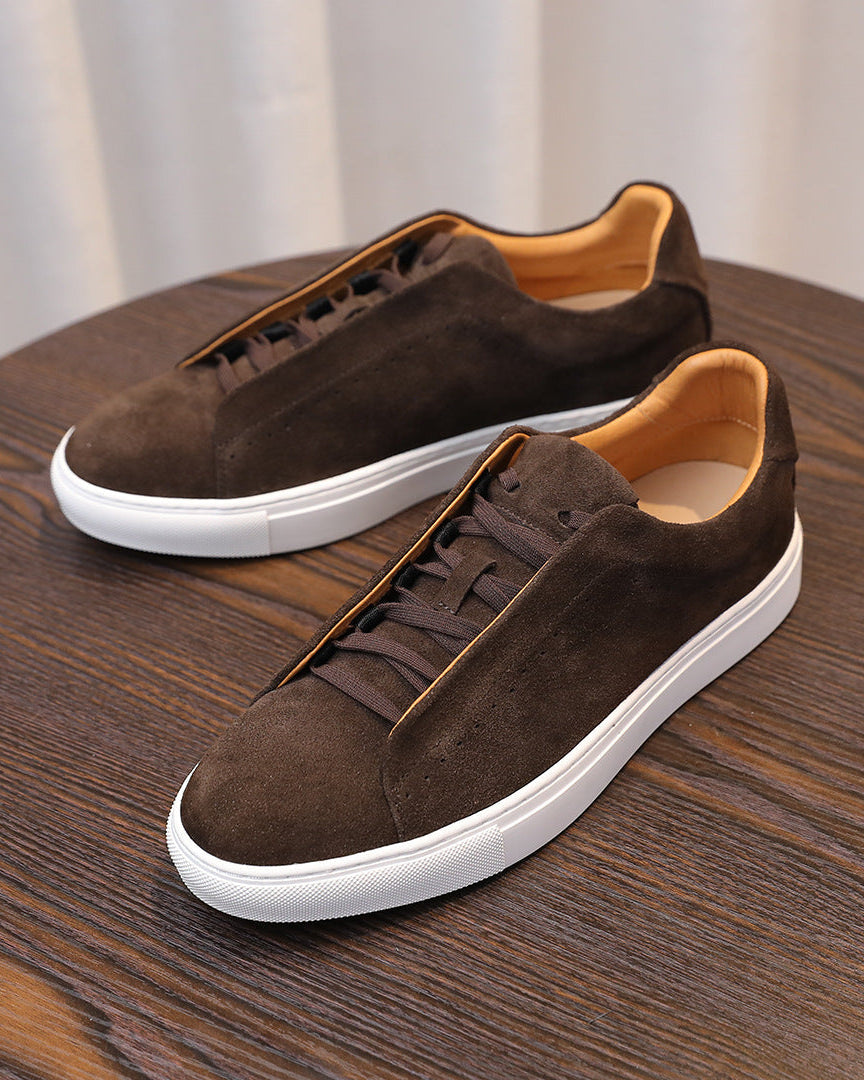 Softey Suede Low -tennarit – ruskeat