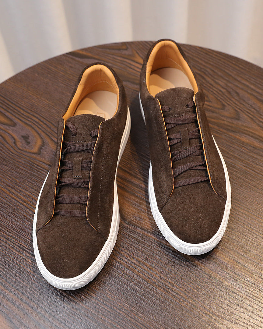 Softey Suede Low -tennarit – ruskeat