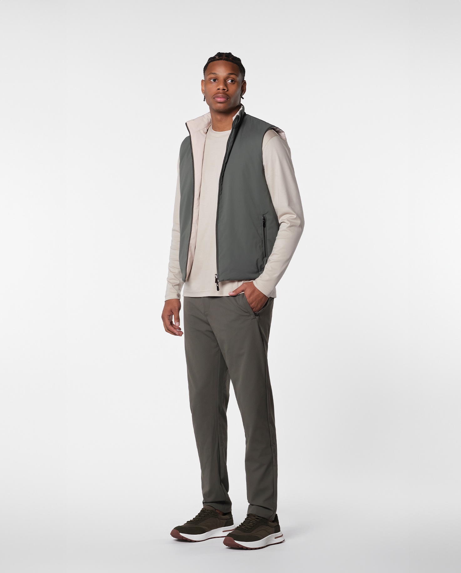 VÄNDINKARI WEST - GREEN/BEIGE