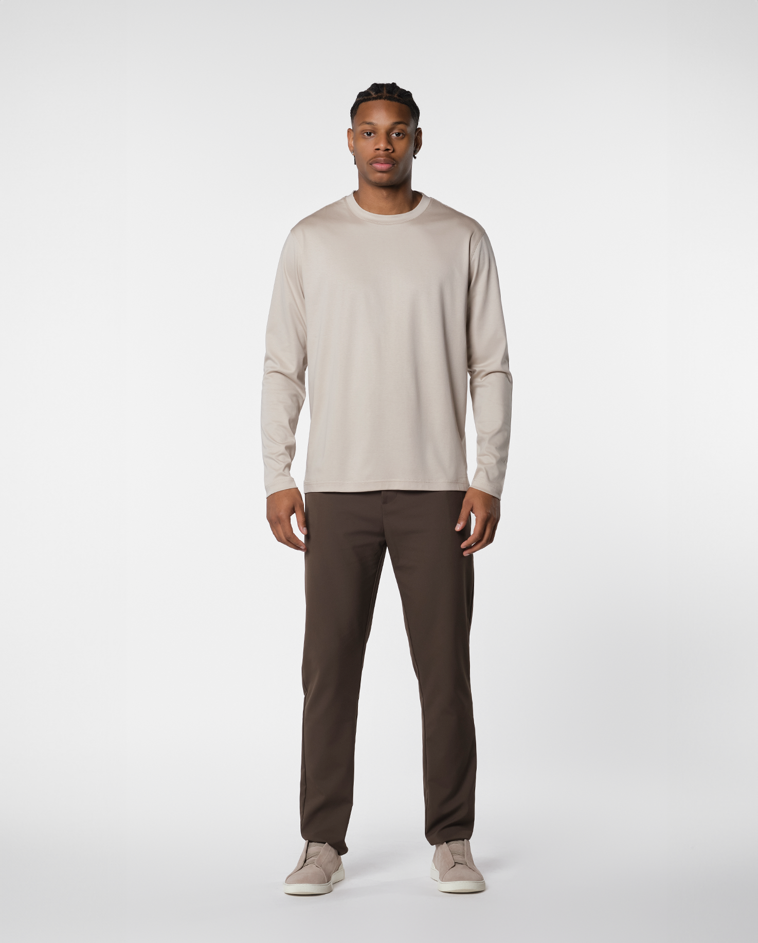 LUKSUS T-PAITA PITÄÄN PITÄÄN - BEIGE