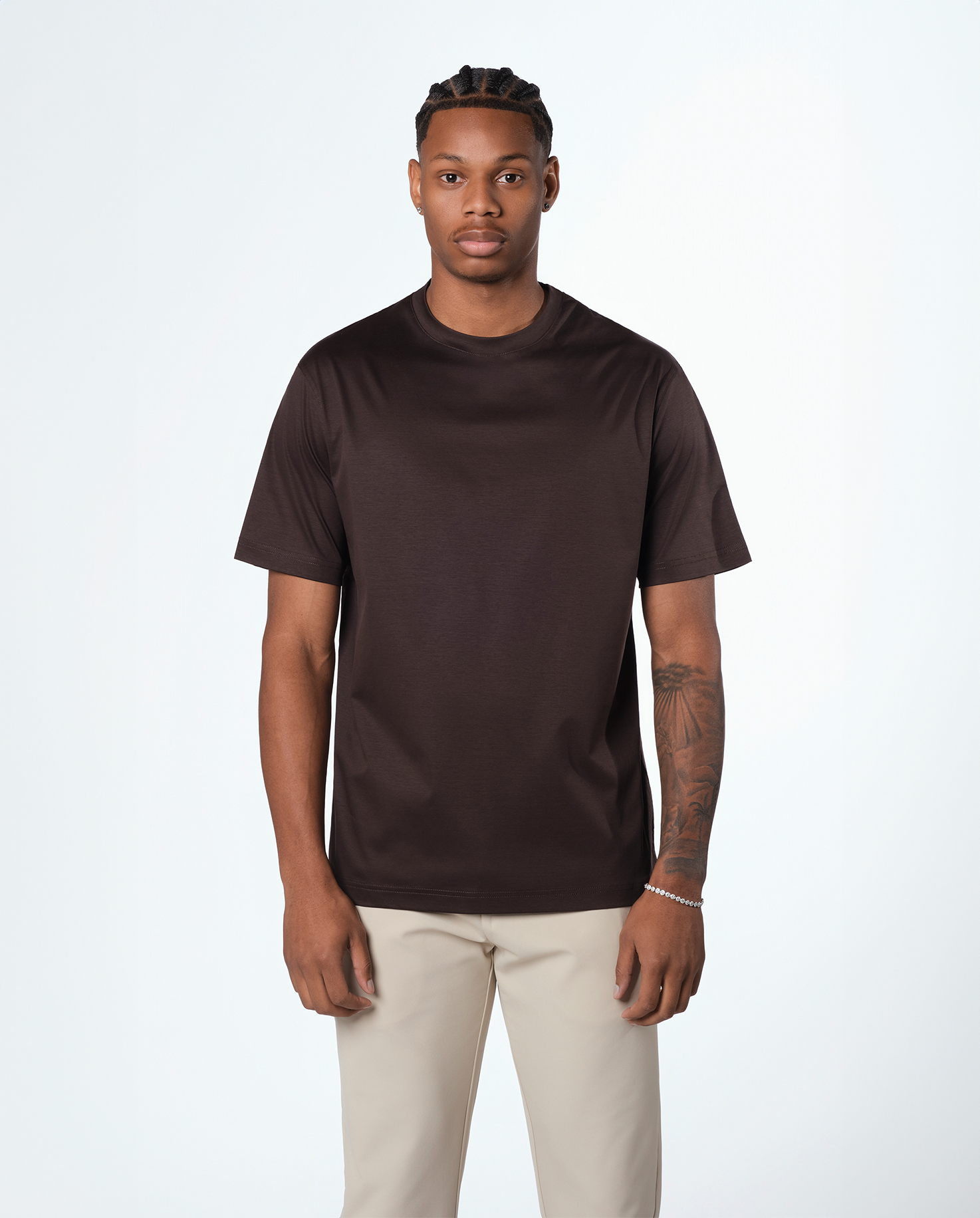 LUXURY T-SHIRT - BROWN