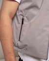 REVERSIBLE VEST - BLACK/GREY