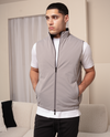 REVERSIBLE VEST - BLACK/GREY