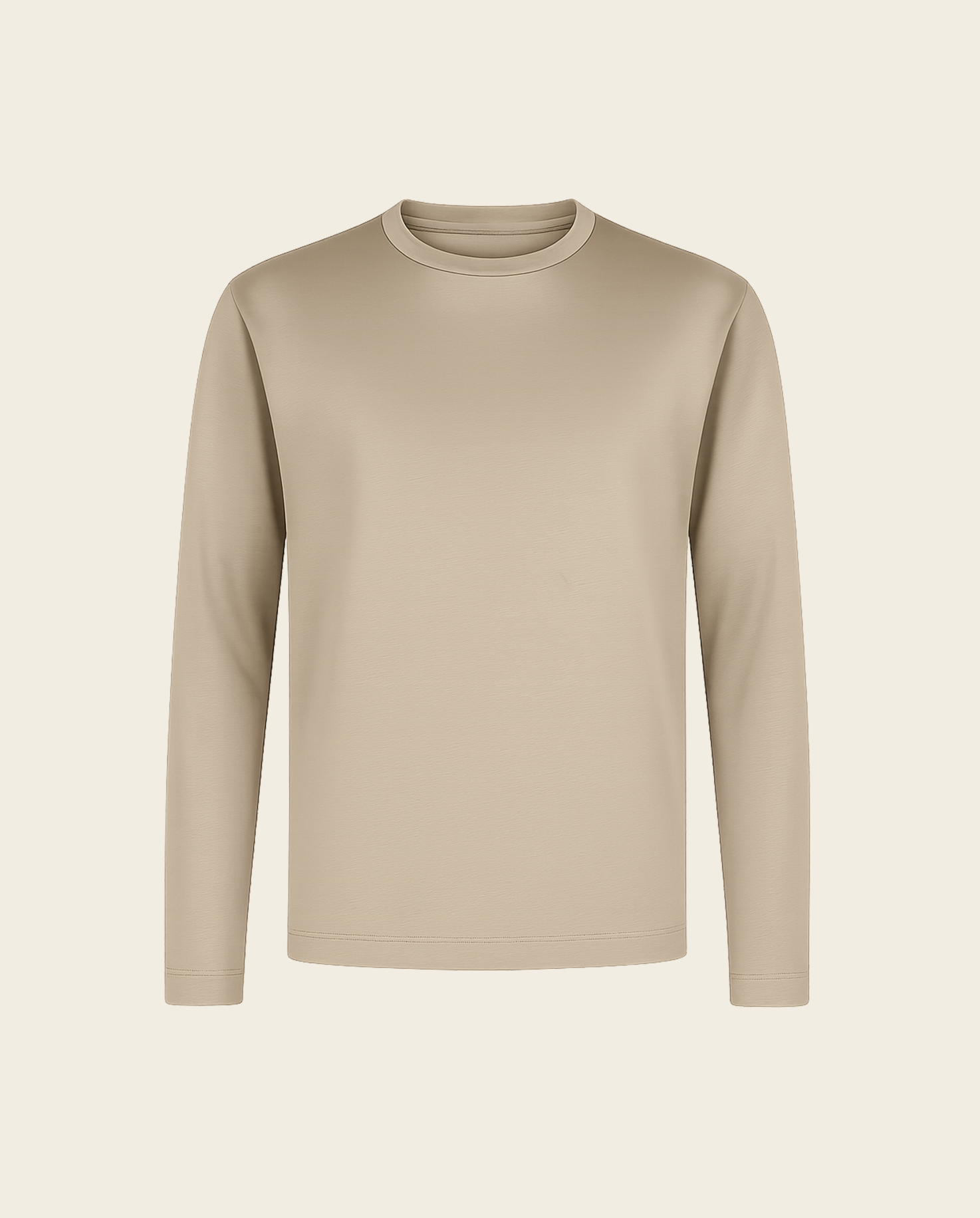 LUKSUS T-PAITA PITÄÄN PITÄÄN - BEIGE