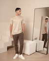 YLELLINEN T-PAITA – BEIGE